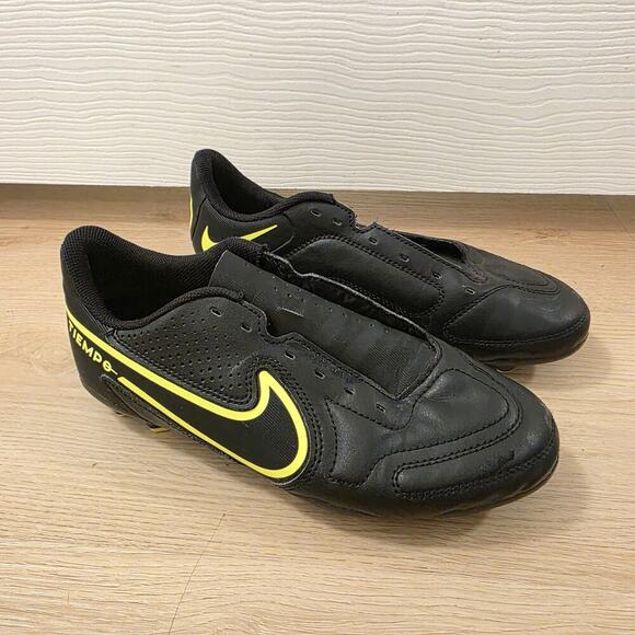 Nike Other - Nike Boys Black‎ Green Tiempo Legend 9 Sports Outdoor Soccer Cleats Size 4.5